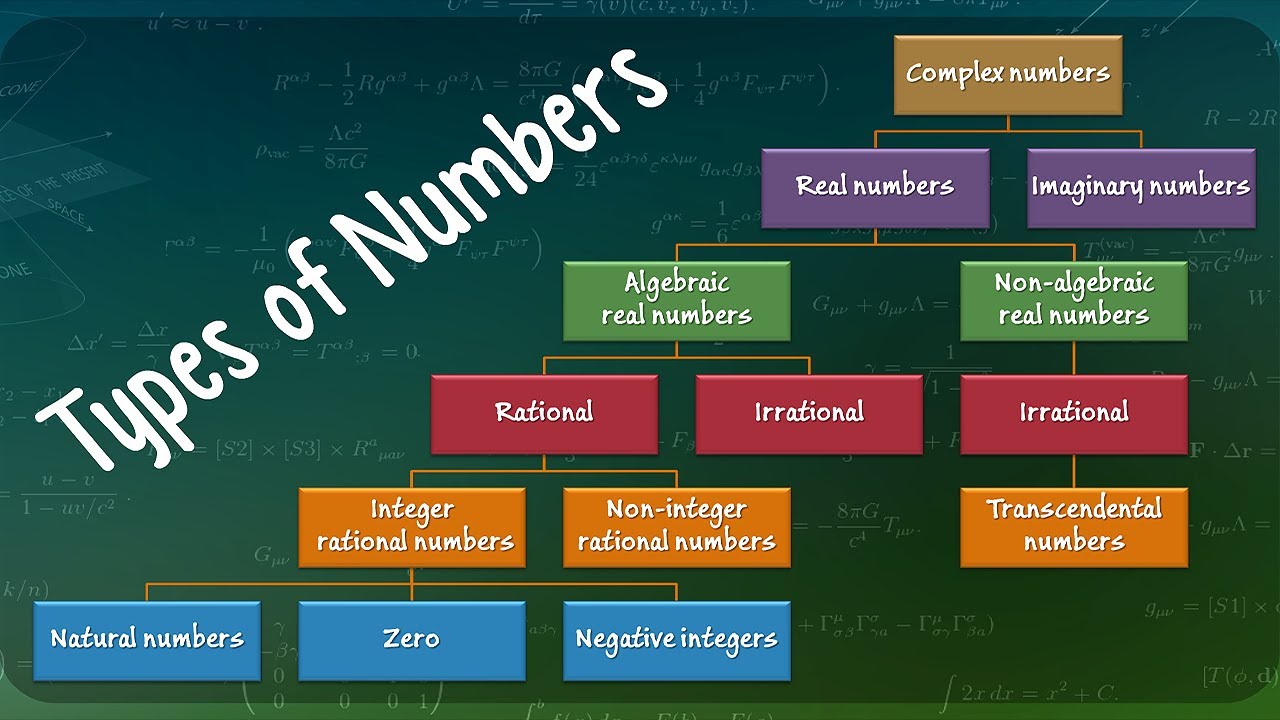 number types in math