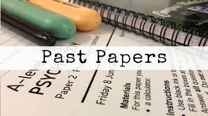 Why students should use past papers for revision?